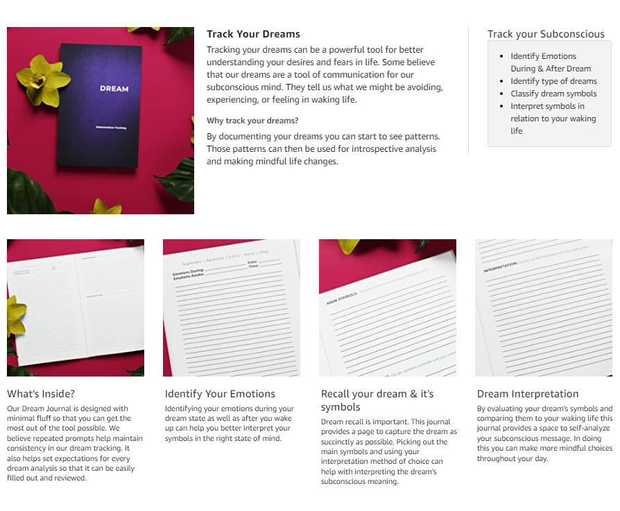 OhHeyVoid.com - A+ KDP Content - Dream Journal