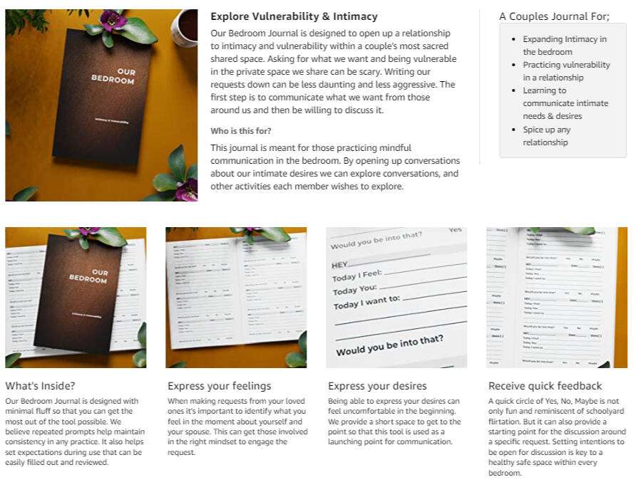 OhHeyVoid.com - A+ KDP Content - Our Bedroom Journal