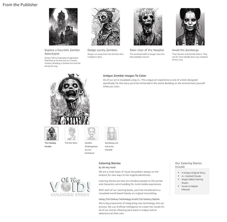 Amazon KDP - A+ Coloring Book Content