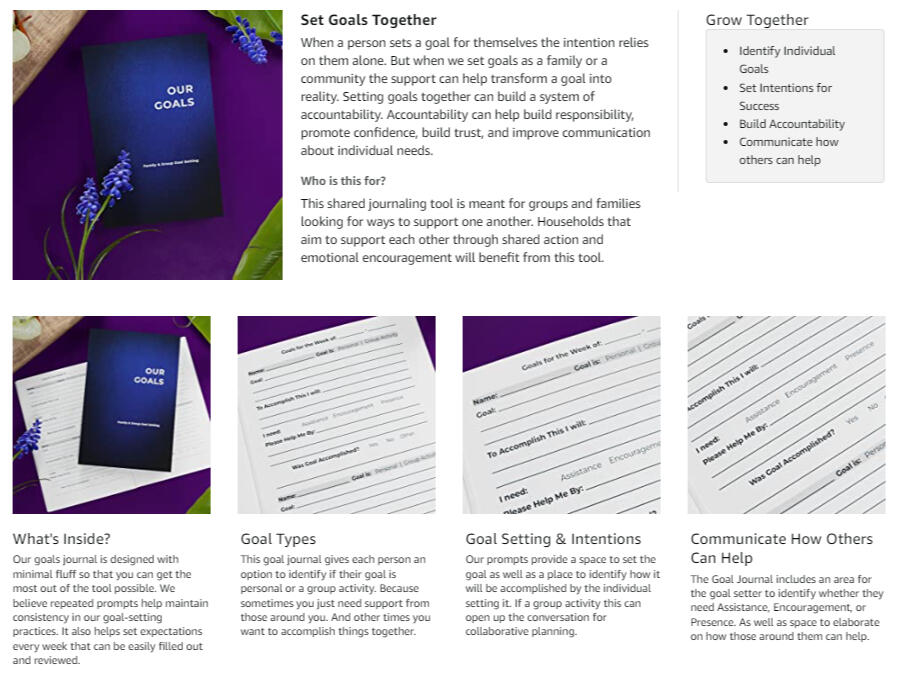 OhHeyVoid.com - A+ KDP Content - Our Goals Journal